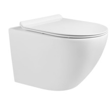 AMADEUS M Rimless підвісний короткий унітаз Без обідком, Volle 13-06-055M (071690)