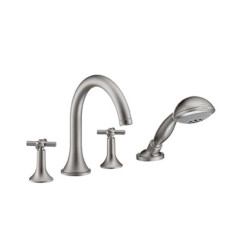 Axor Terrano - змішувач на край ванни на 4 отвори (хрестики) сатинокс HANSGROHE 37447810