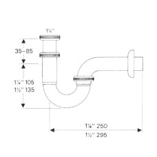 Hansgrohe Сифон для раковини