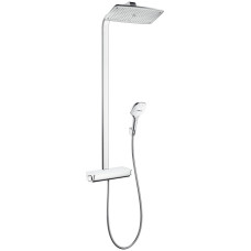Raindance Select E Air 1jet 360 мм Showerpipe Душова система з термостатом, білий/хром