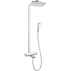 Raindance Select S 360 Showerpipe Душова система з термостатом, з білою поличкою