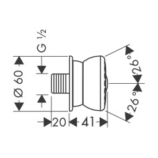 ShowerPower Форсунка боковая