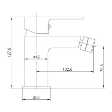 CAMPO электрический полотенцесушитель L, 120W, 500*900мм, сталь 304, 10 перемычек (5-5) круг, стойки квадрат, таймер, термостат 70°С, cepillado cromo
