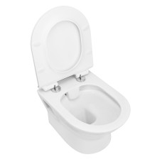 FIESTA RIM унітаз 51*36*40см підвісний без обідка, сидіння тверде SLIM slow-closing