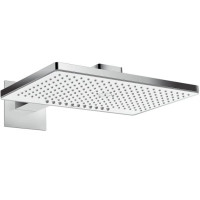 Rainmaker Select 460 2jet Верхній душ з тримачем 450 мм, EcoSmart, білий/хром