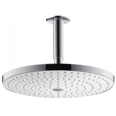 Raindance Select S 300 2jet Верхній душ зі стельовим під'єднанням, ½', білий/хром
