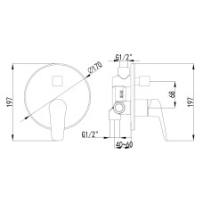 Hansgrohe Комплект адаптеров к эксцентрикам ¾´ з/ч