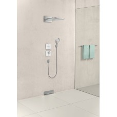 ShowerSelect Highflow Термостат з окремим висновком для ручного душу, скляний, СМ, чорний/хром