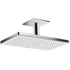 Верхній душ Rainmaker Select 460 1jet, підключення до стелі 100 мм, білий/хром