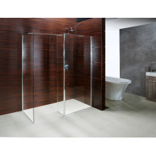 Стінка Walk-In 80*190см, гартоване прозоре скло 8мм
