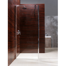 Стінка Walk-In 120*190см, гартоване прозоре скло 8мм