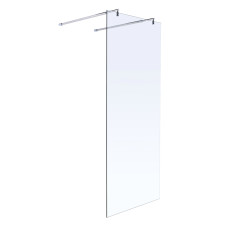 Стінка Walk-In 120*190см, гартоване прозоре скло 8мм