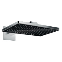 RAINMAKER SELECT 460 верхний душ 2jet, с держателем со стены 450мм, черный/хром