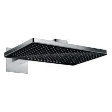 RAINMAKER SELECT 460 верхній душ 2jet, з тримачем зі стіни 450мм, чорний/хром