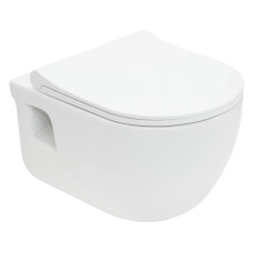 ALTEA унітаз 53*35,5*40см підвісний Rimless, в комплекті з сидінням Slim slow-closing