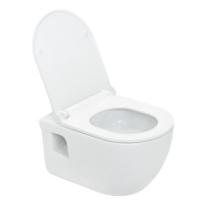 ALTEA унітаз 53*35,5*40см підвісний Rimless, в комплекті з сидінням Slim slow-closing
