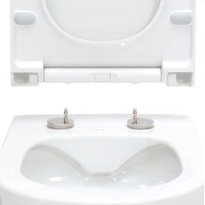 ALTEA унітаз 53*35,5*40см підвісний Rimless, в комплекті з сидінням Slim slow-closing