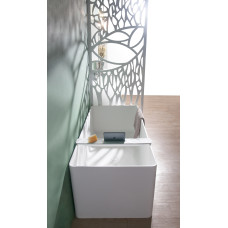 Декоративна перегородка ажурна 80*220*0,12см, кам'яна Solid surface