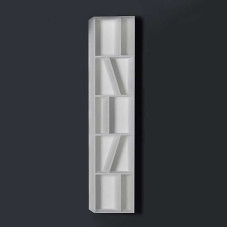 Пенал 30*20*145см підвісний відкритий кам'яний Solid surface