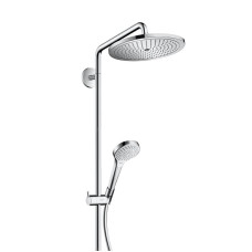Croma Select S Душова система Showerpipe 280 1jet, 9 л/хв з термостатом, версія EcoSmart, хром