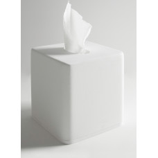 Коробочка для серветок 132*132*132мм кам'яна Solid surface