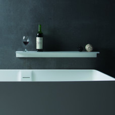 Полиця 45*12*6,5см кам'яна Solid surface