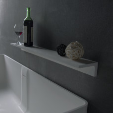 Полиця 45*12*6,5см кам'яна Solid surface