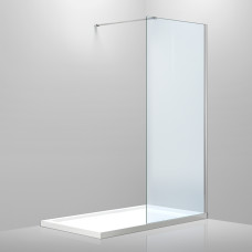 Стінка Walk-In 120*200см, гартоване прозоре скло 8мм