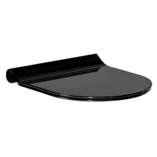 AMADEUS Black сидіння для унітазу тверде Slim slow-closing, чорне
