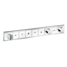 RainSelect Термостат з 5 кнопками, СМ, білий/хром