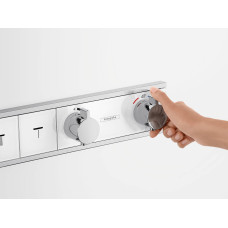 RainSelect Термостат с 4 кнопками, СМ, черный/хром