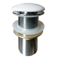 Донний клапан click-clack, латунь, 1 1/4", blanco