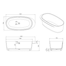 Hansgrohe Крестовина для донного клапана з/ч