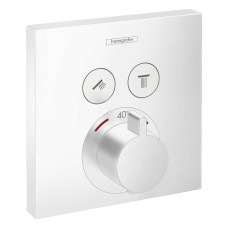 SHOWERSELECT термостат для 2х споживачів, прихованого монтажу, колір білий