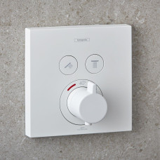 SHOWERSELECT термостат для 2х споживачів, прихованого монтажу, колір білий
