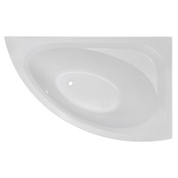 BLATNA ванна 150*90*49см асиметрична, права, без ніжок, акрил 6мм