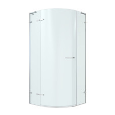 PUERTA душова кабіна 90*90*195cм кутова, розстібна, хром, прозоре скло 8мм