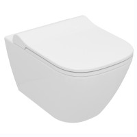 SOLO Rimless унітаз підвісний, сидіння тверде Slim slow-closing 51*35,5*33 см