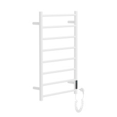 RONDO електричний сушка для рушників R, 120W, 500*800мм, сталь 304, 8 перемичок коло, таймер, термостат 70°С, blanco