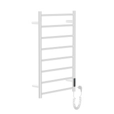 RONDO електричний сушка для рушників R, 120W, 500*800мм, сталь 304, 8 перемичок коло, таймер, термостат 70°С, cepillado cromo
