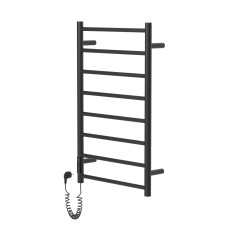 RONDO електричний сушка для рушників L, 120W, 500*800мм, сталь 304, 8 перемичок коло, таймер, термостат 70°С, de la noche