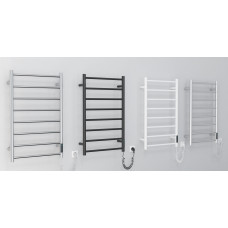 RONDO електричний сушка для рушників L, 120W, 500*800мм, сталь 304, 8 перемичок коло, таймер, термостат 70°С, de la noche