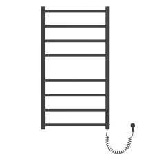 CUADRO електричний сушка для рушників R, 120W, 500*900мм, сталь 304, 8 перемичок (4-4) квадрат, таймер, термостат 70°С, de la noche