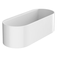WALLSTORIS кошик 25*7см, колір білий матовий