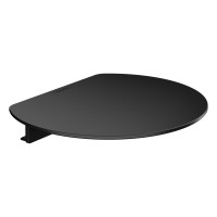 WALLSTORIS полиця 20*16,9см, колір чорний матовий