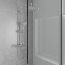 VERNIS SHAPE душова система Showerpipe 230 з термостатом, 1jet