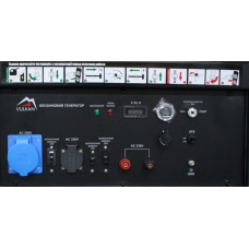 Генераторна установка SC18000-III 1ф 15 кВт, ел.старт, бак-60л, кнопка