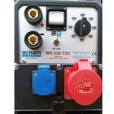 Апарат дугового зварювання з генераторною установкою FH8220W 3ф- 6,5кВА/1ф-3,5кВА, звар.стр-220А, двиг.Honda-GX390, бак 6,1л, руч.старт