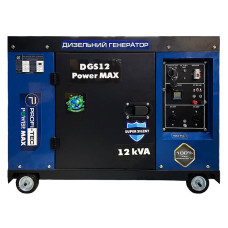 Генератор дизельний PROFI-TEC DGS12 Power MAX (10 кВА / 8 кВт, 220 В)