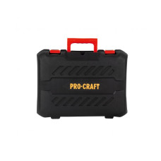 Болгарка акумуляторна PROCRAFT PWA-216, 21V, 4,0 Ah, дві батареї (безщиткова, в кейсі, електронне регулювання обертів, шліфувальний диск)